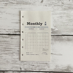 リフィル/ミニ6穴【monthly】2023年4月はじまり（一粒万倍日付）