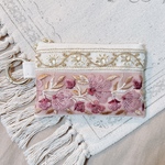 インド刺繍のカードポーチ