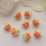 金木犀　小花　ブーケ　ランダム　2個 セット　パーツ      ブーケ   60