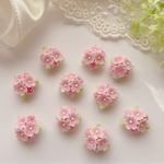 ランダム　2個 セット　桜　     材料 パーツ      ブーケ  樹脂粘土  　55 #minne_new