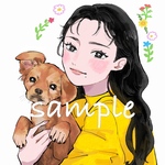 似顔絵/フルカラー/オーダーイラスト（データ納品）