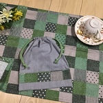 【本日のお買い得】送料サービス⭐️ピアノ3点セットラスト①❤️ランチョンマット32×42⭐️ コップ袋22×17⭐️お着替え袋37×30⭐️女の子可愛いブルー系
