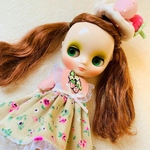 ○受注○MIDIBlytheoutfitꔛ♥苺のワンピースꔛ（ピンク）♥supipi39