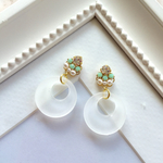 174.summerリングビジューピアス