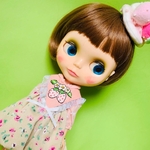 ○受注○Blythe outfit‪ꔛ‬♥苺のバルーンワンピース♥‪(ピンク)ꔛ‬supipi39