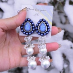 雪の女王ピアス