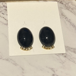 ダークネイビーෆ　　ピアス　イヤリング　レジンアクセサリー