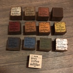 【コラボ】cona's coffee ペイントver. [ｶﾗｰﾁｮｲｽ]　- cona's coffee Paint ver. - [ラバースタンプ]【cona_3 × wood+orange】