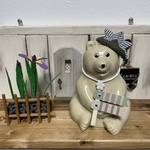 [再販] しろくま貯金箱  お節句 兜 & 鯉のぼりネックレス