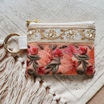 インド刺繍のミニポーチ(限定1つ)