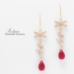 Princess Ribbon~2colors~(962) ピアス/イヤリング/ノンホールピアス/樹脂ピアス