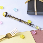 【2月19日21時販売開始予定】月のガラスペン - Chocolat - / ボロシリケイト / チョコバナナ【オパール入り】【cosmic town】