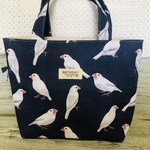 ミニトートバッグ（白文鳥）