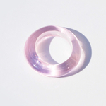 ガラスリング　（ピンク）