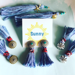 再販♡リクエストありがとうございます！Concho & Tassel *turquois* / コンチョ&タッセルピアス