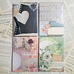 (再販×1)海外作家様 コラージュ柄メモ♡