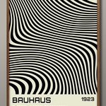 8478■ポスター　絵画　A3サイズ　『バウハウス　BAUHAUS』　アート　イラスト　デザイン　上級マット紙採用　北欧
