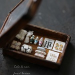 antique　sewing　set 【a】 ミニチュア・ドールハウス