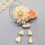 2way🌼ベビーヘアクリップ🌼ヘアバンドにもなる！ 入園式 お宮参り お食い初め ベビー袴のヘアアクセサリーに