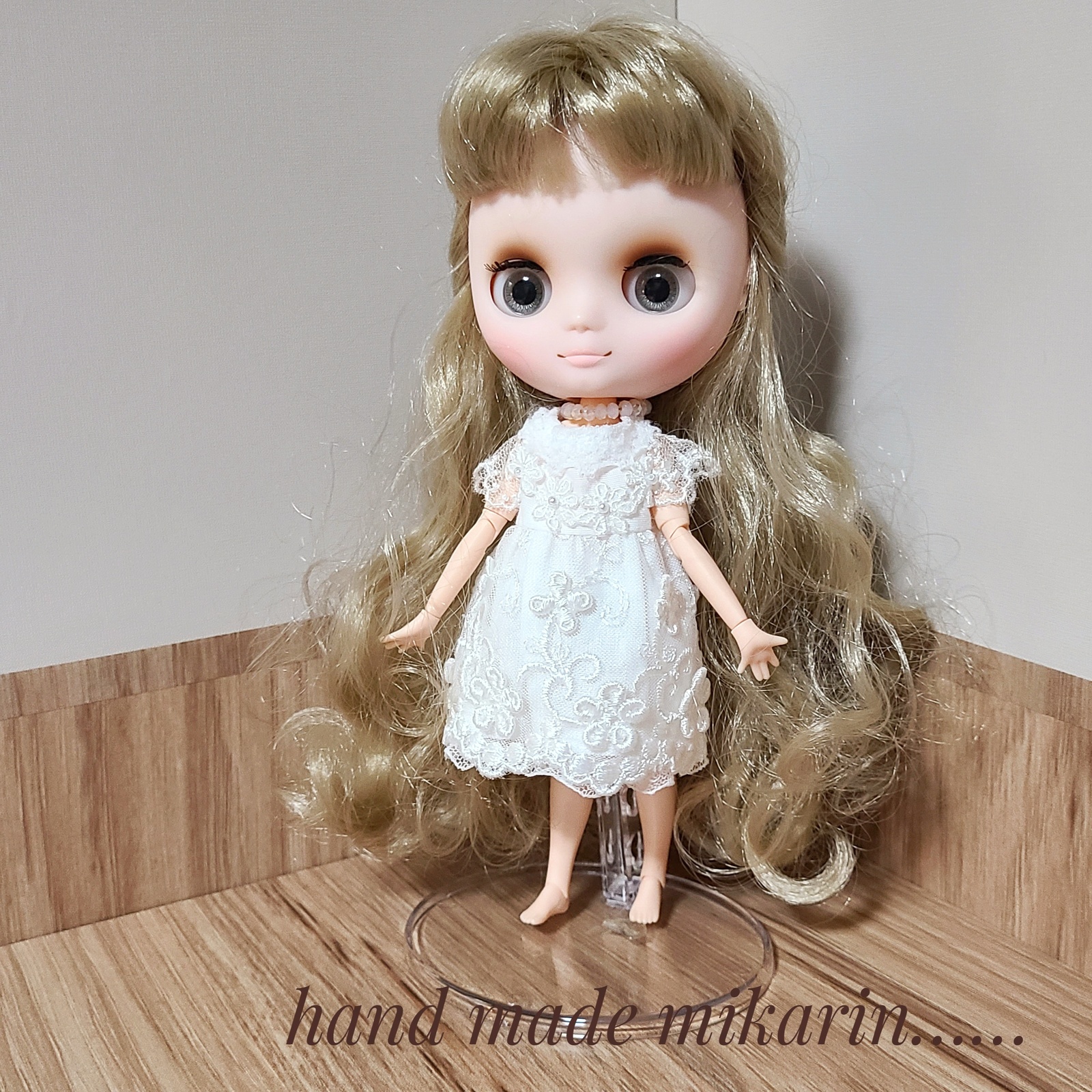 背景撮影ボード（ベージュ）【ドールハウス】 - みかん箱