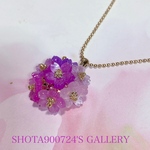 🌸［再販4］桜　ネックレス　グラデーション　#桜#minne_new  さくら　ひな祭り　お花見　デート　春
