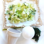おうちで作ろう♪トピアリー手作りキット(グリーン系)