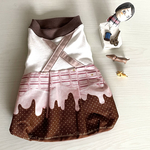 犬服　3S サロペット風ストロベリーチョコ　バルーン