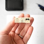 【手帳にぴったり】ミニミニねこさんスタンプセット