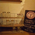 mamadesu4様オーダー分折りたたみ式アイアンネットのウッドシェルフオーダー　ウォルナット