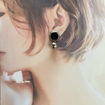 ピアス イヤリング シルバーアクセサリー サージカルステンレス  ブラック 小ぶり