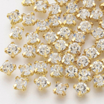 A級ガラスストーン♡100個ss24クリスタル♡５mm