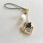 ティーカップにゃんこストラップ
