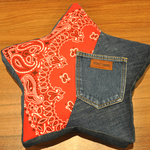    新作★　星形クッション　『DENISTAR』　 MINI