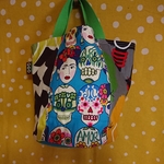 丸トートbag(小)★きのこ🍄スカル💀サボテン🌵★布モノ