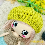 🌸ベレー帽✨【単品】着せ替えෆ̈ ハッピードール　イーマリー　グリーン　可愛いෆ̈🧶
