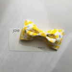 キッズ用蝶ネクタイ　春の花　ミモザ