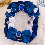   硬質ケース❤︎硬貨ケース❤︎トレカケース❤︎硬化ケース❤︎B8❤︎デコ❤︎くまのみみ。🧸ネイビー ホワイト❤︎【228】❤︎.*硬質ケースデコ❤︎硬貨ケースデコ❤︎