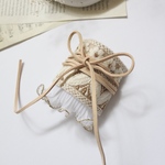 ポニーフック　ラップポニー　インド刺繍　ヘアピン　ヘアアクセサリー　親子おそろい　親子リンク　ハンドメイドポニーフック　インド刺繍リボン　淡色ヘアアクセサリー