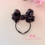 💖大人気💖黒リボンペット用カチューシャ♥️アリス♠️シンプルブラック🎀Ailebyirodori🎀 【ネコポス対応】