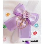 デザインC  キンブレリボン  ♡ラベンダー♡     センターパーツ＆イニシャル変更可能