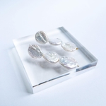 round pearl 2way pierce〜金属アレルギー対応〜（イヤリング変更可）