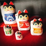 こまいぬ　張子人形