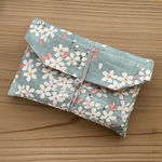 御朱印帳ケース/御朱印帳入れ　淡墨桜　水色