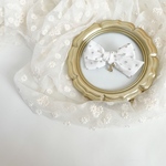 dot ribbon hairclip