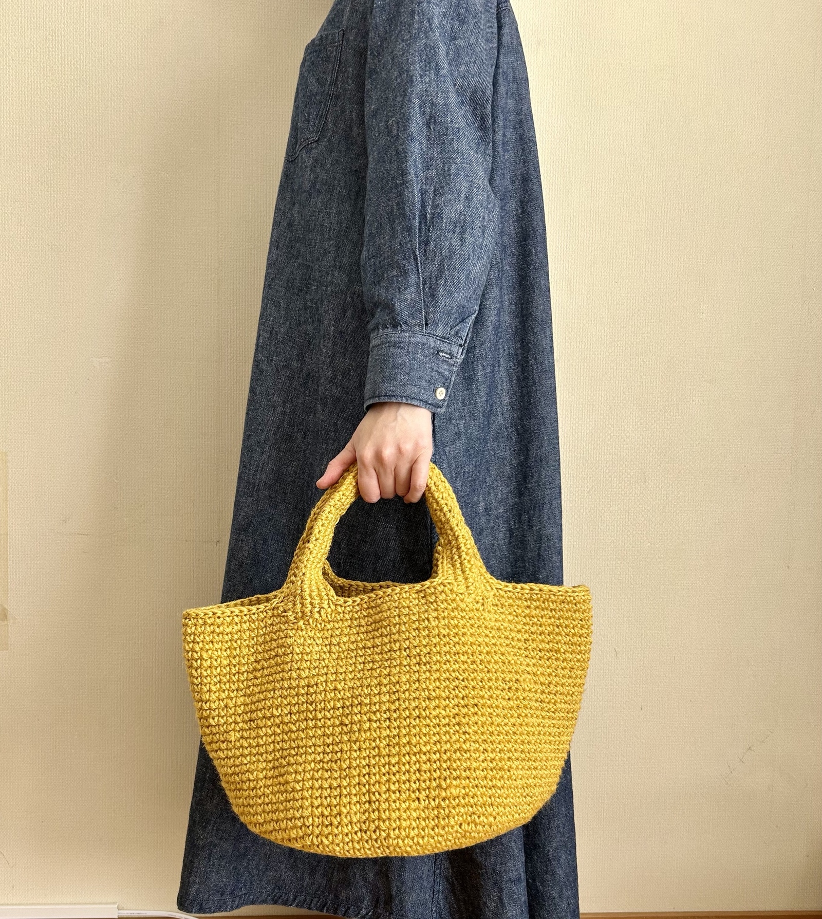 2023新作○引き揃え麻紐バッグ［黒］ - groda | minne byGMOペパボ