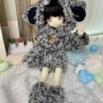 (灰)もこ羊パーカーセット