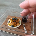 ミニチュア　ブルーベリーパンケーキ❸