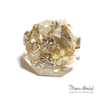 【送料無料】再販!! Champagne Gold ☆ Diamond Ring（ダイヤ）