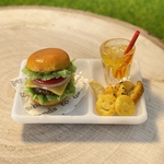 ミニチュア☆ハンバーガー ポテトセット