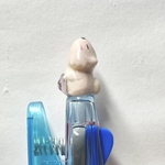 【SALE】アメジスト狼 3色ボールペン【油性インク0.5mm黒、赤、青】